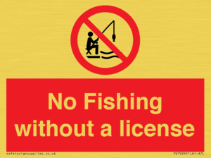 PV7929: No Fishing without a license