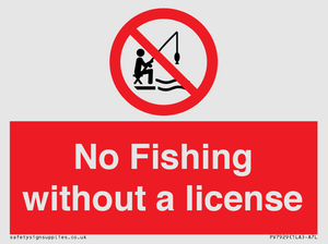 PV7929: No Fishing without a license