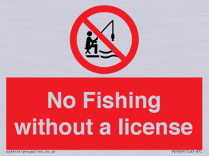 PV7929: No Fishing without a license