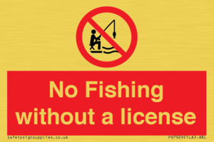 PV7929: No Fishing without a license