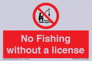 PV7929: No Fishing without a license