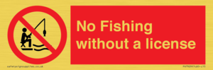 PV7929: No Fishing without a license