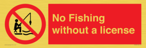 PV7929: No Fishing without a license