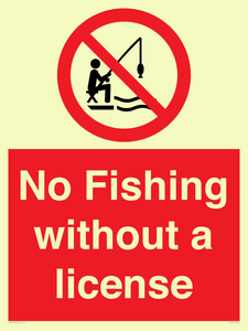 PV7929: No Fishing without a license