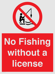 PV7929: No Fishing without a license