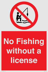 PV7929: No Fishing without a license