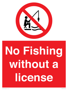 PV7929: No Fishing without a license