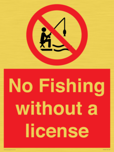 PV7929: No Fishing without a license