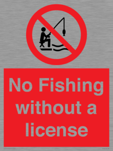 PV7929: No Fishing without a license