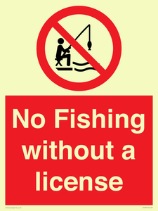PV7929: No Fishing without a license
