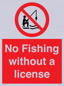 PV7929: No Fishing without a license