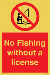 PV7929: No Fishing without a license