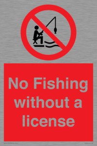 PV7929: No Fishing without a license