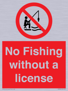 PV7929: No Fishing without a license