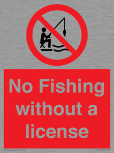 PV7929: No Fishing without a license