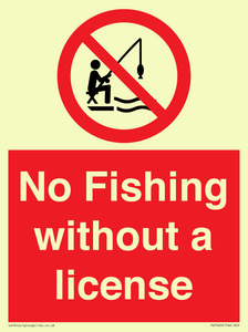 PV7929: No Fishing without a license