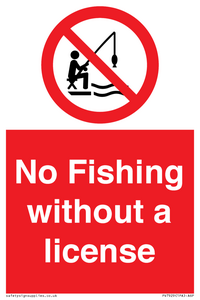 PV7929: No Fishing without a license