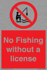 PV7929: No Fishing without a license