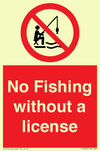 PV7929: No Fishing without a license