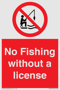 PV7929: No Fishing without a license