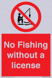 PV7929: No Fishing without a license