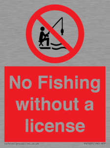 PV7929: No Fishing without a license