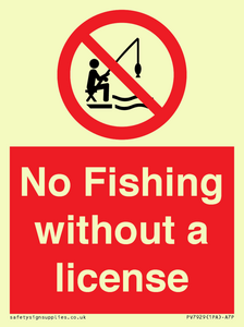 PV7929: No Fishing without a license