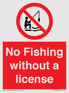 PV7929: No Fishing without a license