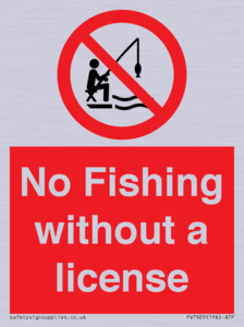 PV7929: No Fishing without a license