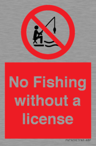 PV7929: No Fishing without a license