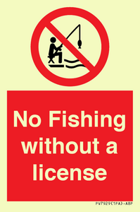 PV7929: No Fishing without a license