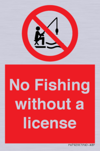 PV7929: No Fishing without a license