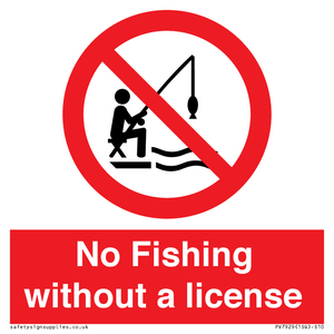 PV7929: No Fishing without a license