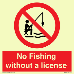 PV7929: No Fishing without a license