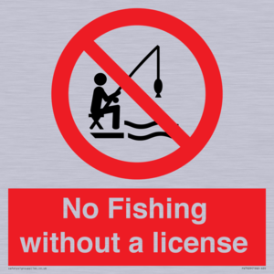 PV7929: No Fishing without a license