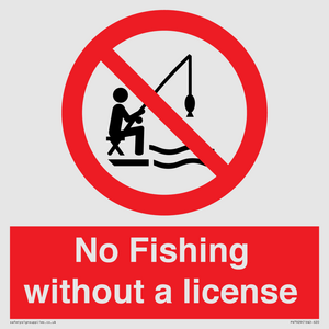 PV7929: No Fishing without a license