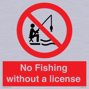 PV7929: No Fishing without a license