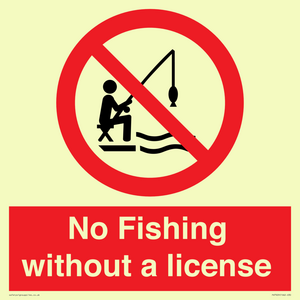 PV7929: No Fishing without a license