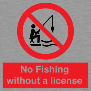PV7929: No Fishing without a license