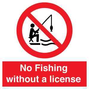 PV7929: No Fishing without a license