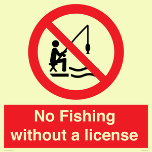 PV7929: No Fishing without a license