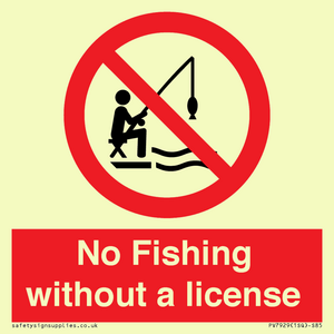 PV7929: No Fishing without a license