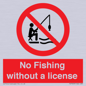 PV7929: No Fishing without a license