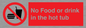 PV7930: No Food or drink in the hot tub