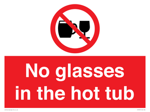 PV7931: No glasses in the hot tub