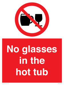 PV7931: No glasses in the hot tub