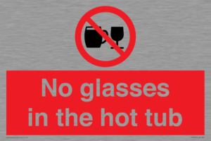 PV7931: No glasses in the hot tub