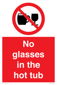 PV7931: No glasses in the hot tub