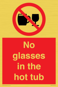 PV7931: No glasses in the hot tub