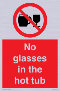 PV7931: No glasses in the hot tub